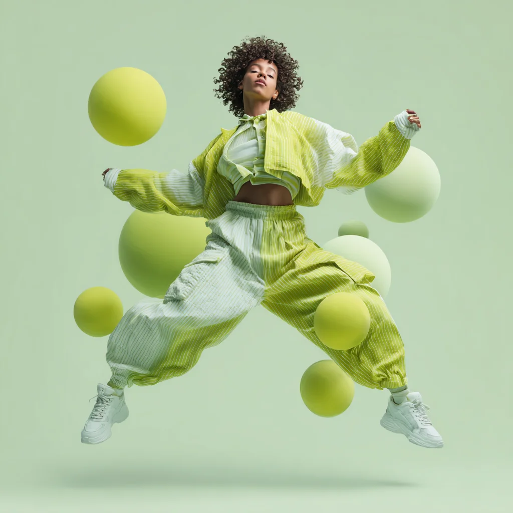 Woman jumping with freedom
